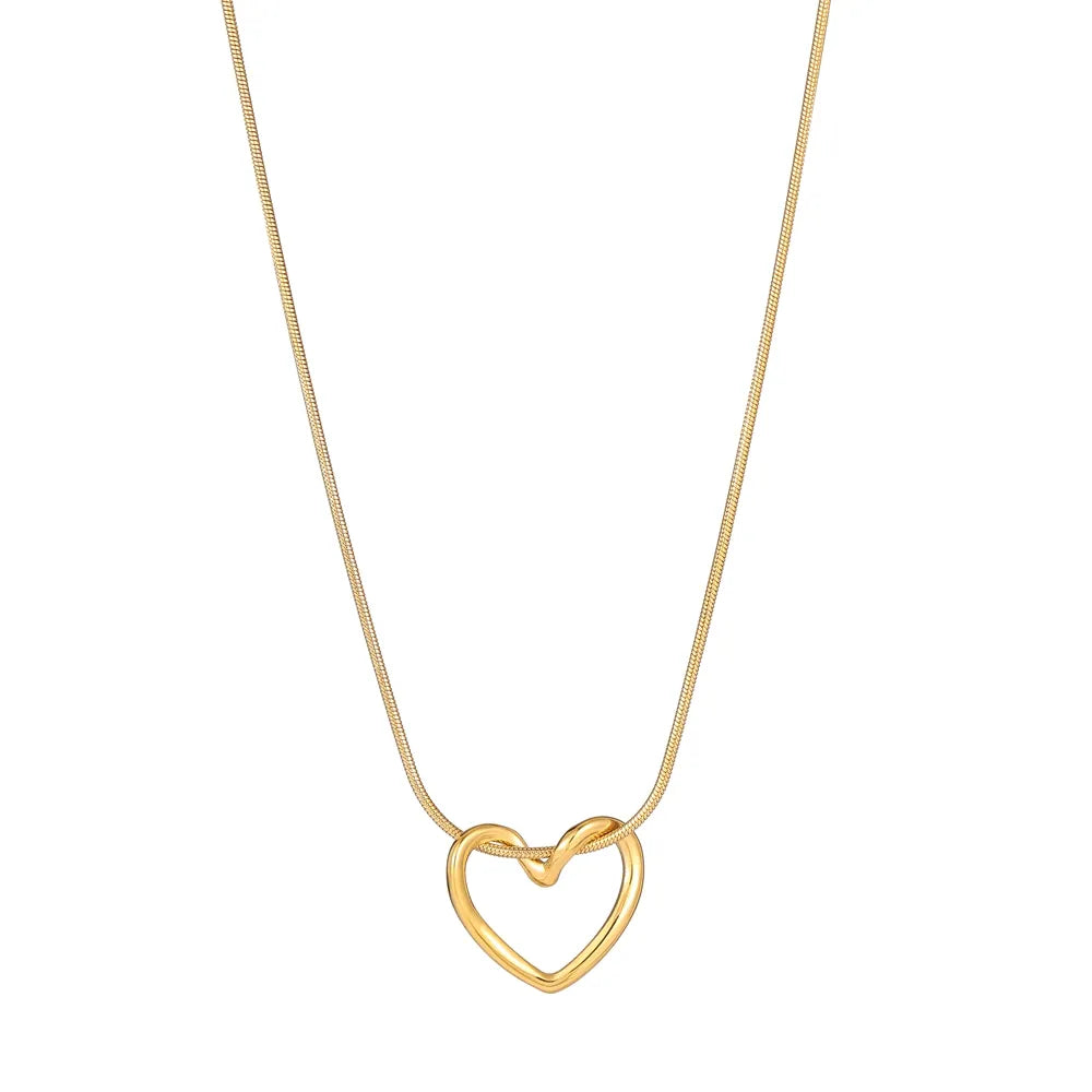 Twist Heart Necklace